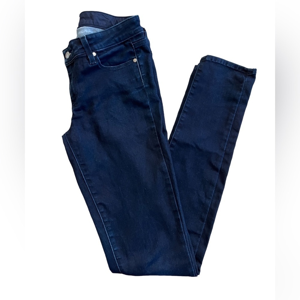 Paige Peg Skinny Dark Wash Jeans - 28